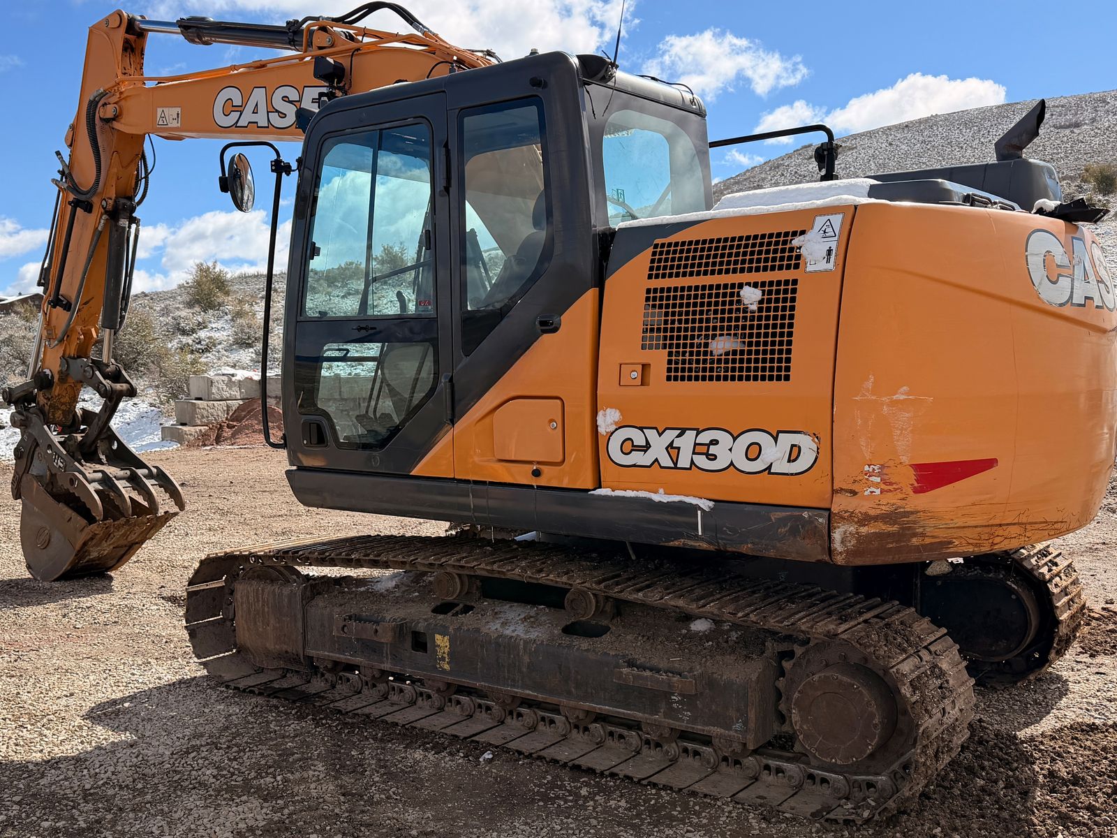 2020 Case CX130D Excavator, LOW HOURS Hydraulic Thumb, 2,084.5 hrs, Isuzu turbodiesel