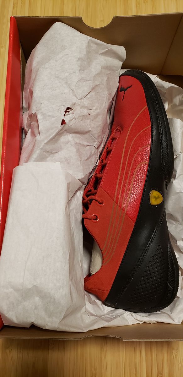 New Puma Future Cat Uni SF Rosso Corsa Red Black size sz 10 men's mens men man