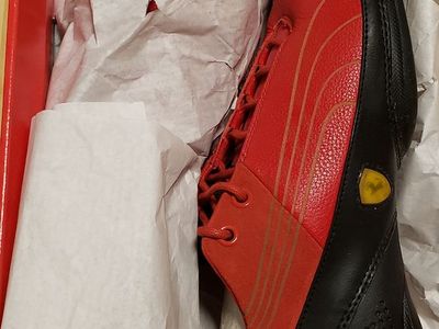 New Puma Future Cat Uni SF Rosso Corsa Red Black size sz 10 men's mens men man