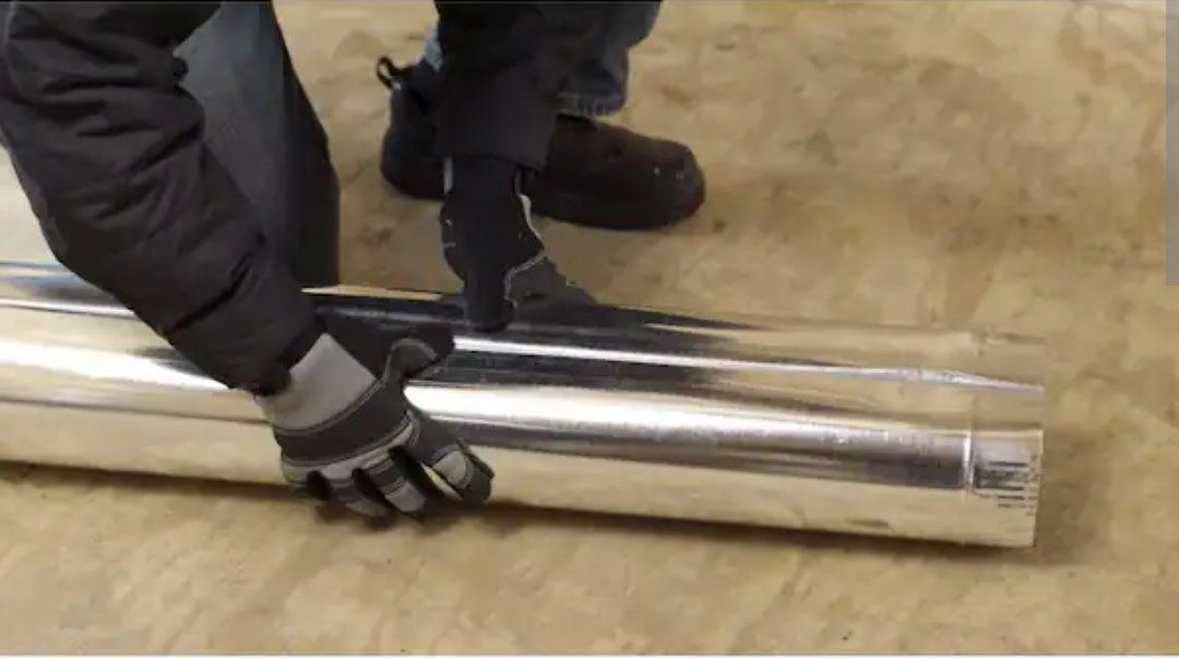 4" x 60" Galvanized Duct