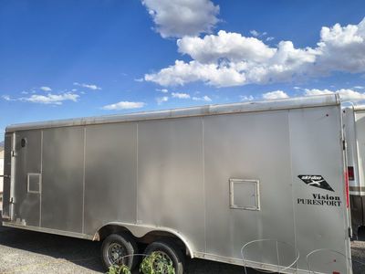 Ski-Doo Vision Puresport Enclosed Trailer - 28' Gooseneck Snowmobile/Cargo Trailer, Aluminum