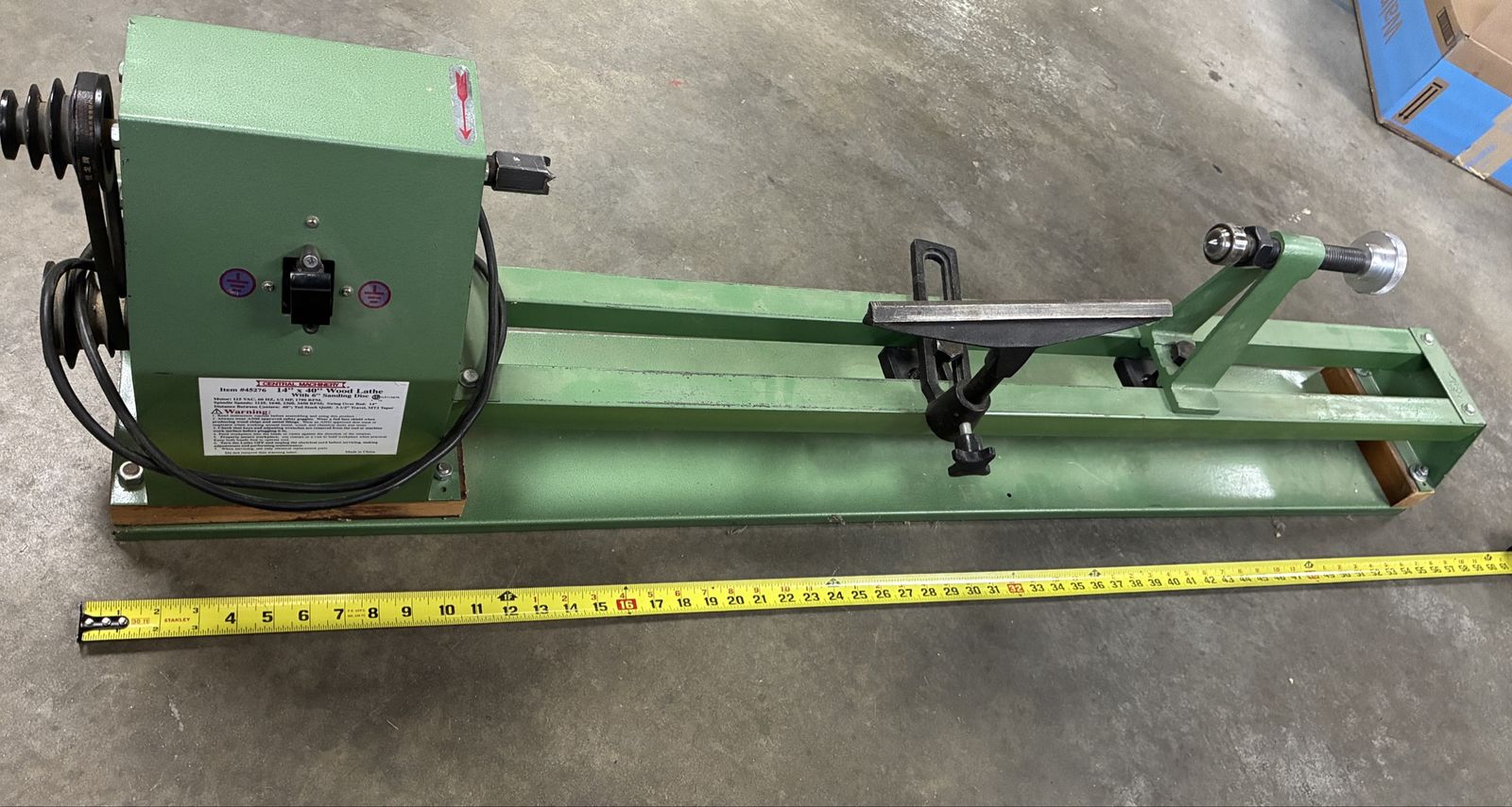 Central Machinery 14"x40" Wood Lathe