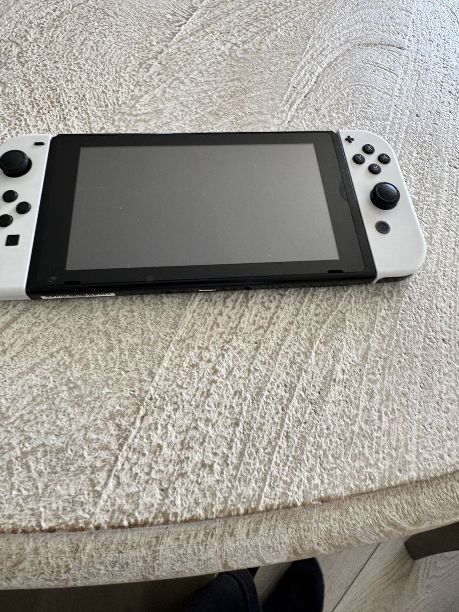 Nintendo Switch OLED Model White Console Bundle with Dock, Joy-Cons, Case & 5 Games