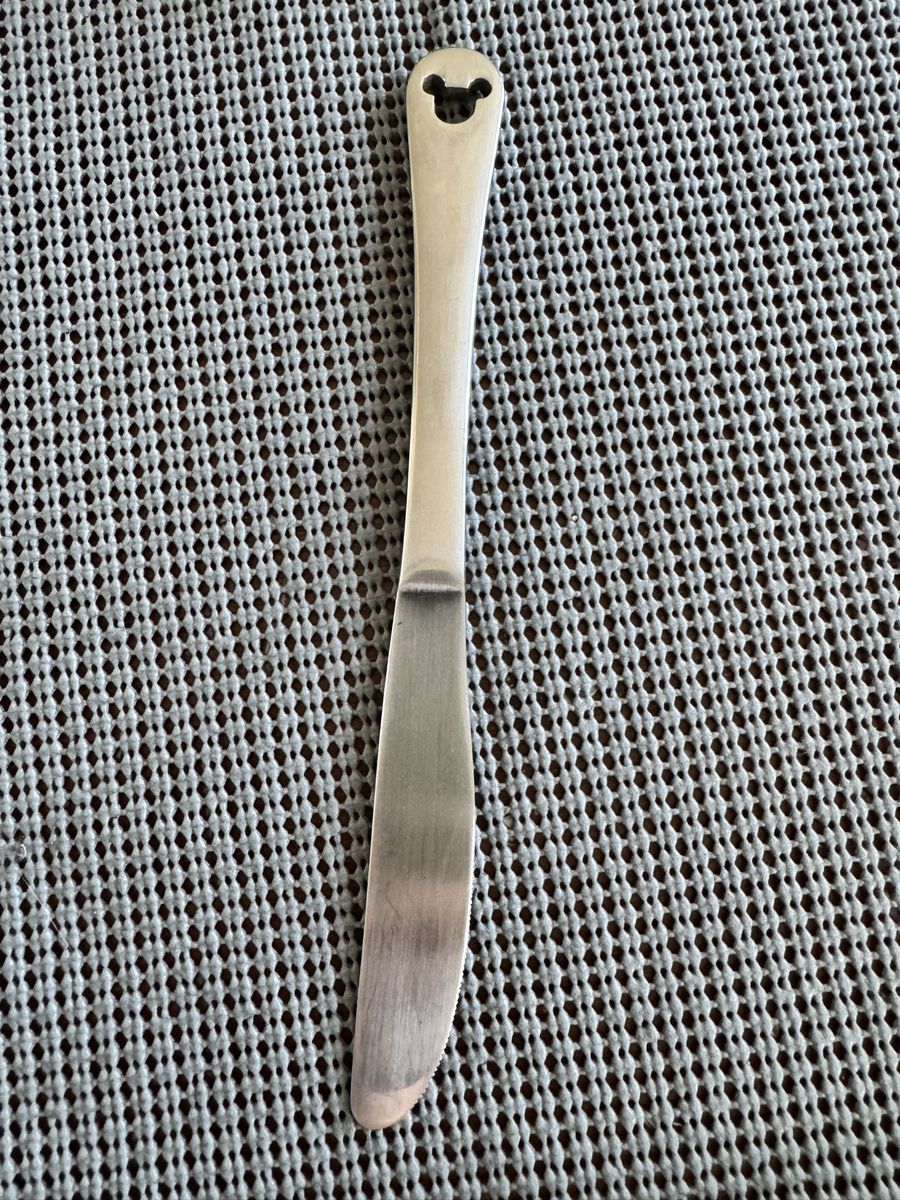 Disney Parks Mickey Icon Knife stainless steel kitchen flatware utensil, USED $5
