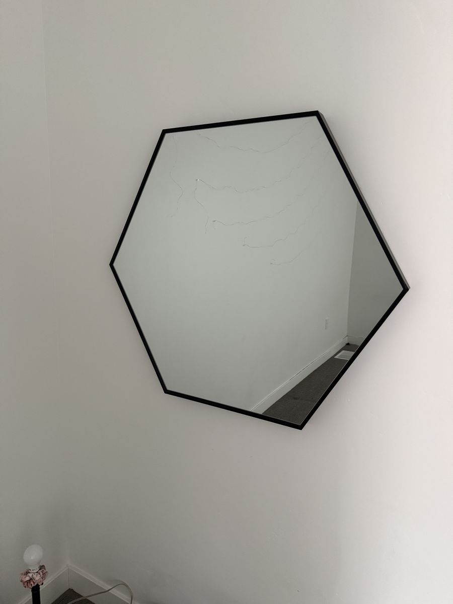 Hexagon Wall Mirror