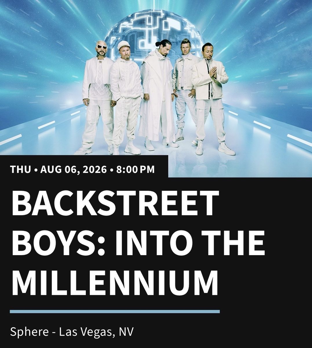 2 Tickets to Backstreet Boys - Thursday, August 6th