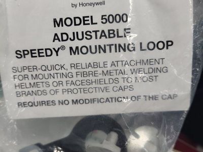 Honeywell Fibre-Metal Model 5000 Adjustable hardwear only Speedy Mounting Loop for Welding Helmets/Faceshields