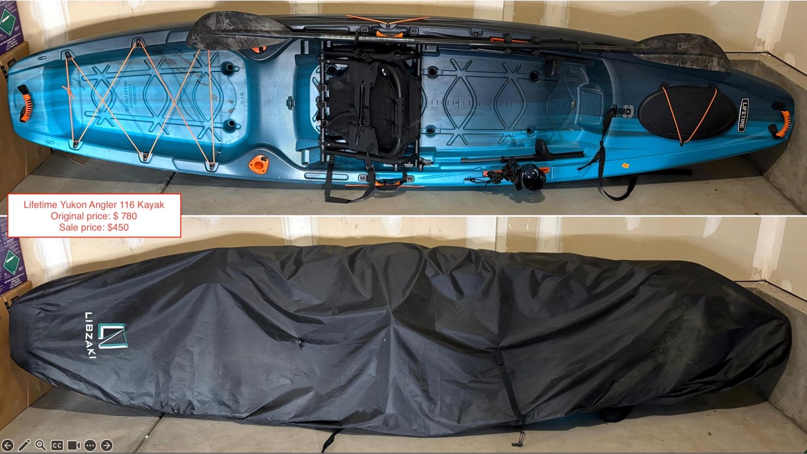 Lifetime Yukon Angler 116 Kayak