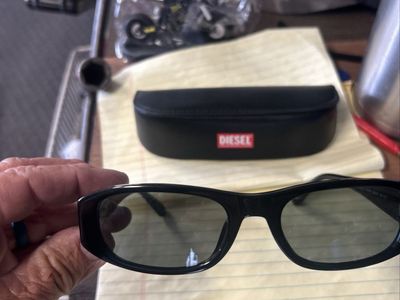 Diesel Black Sunglasses with Original Case
