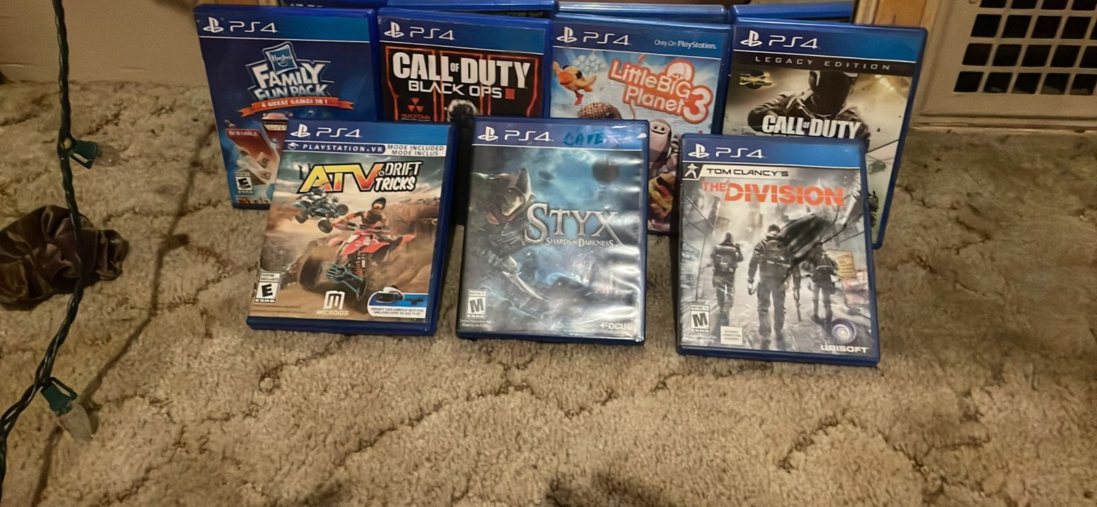 PS4 Game Lot – 7 Games – Call of Duty, LittleBigPlanet 3 & More