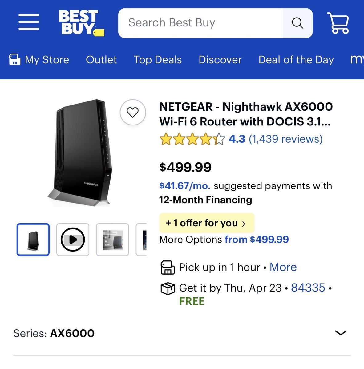 Cable modem router - nighthawk high performance