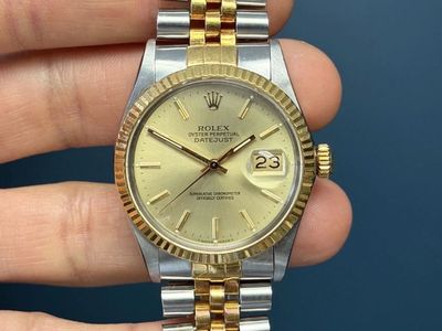 Rolex DateJust 36 mm 2 tone