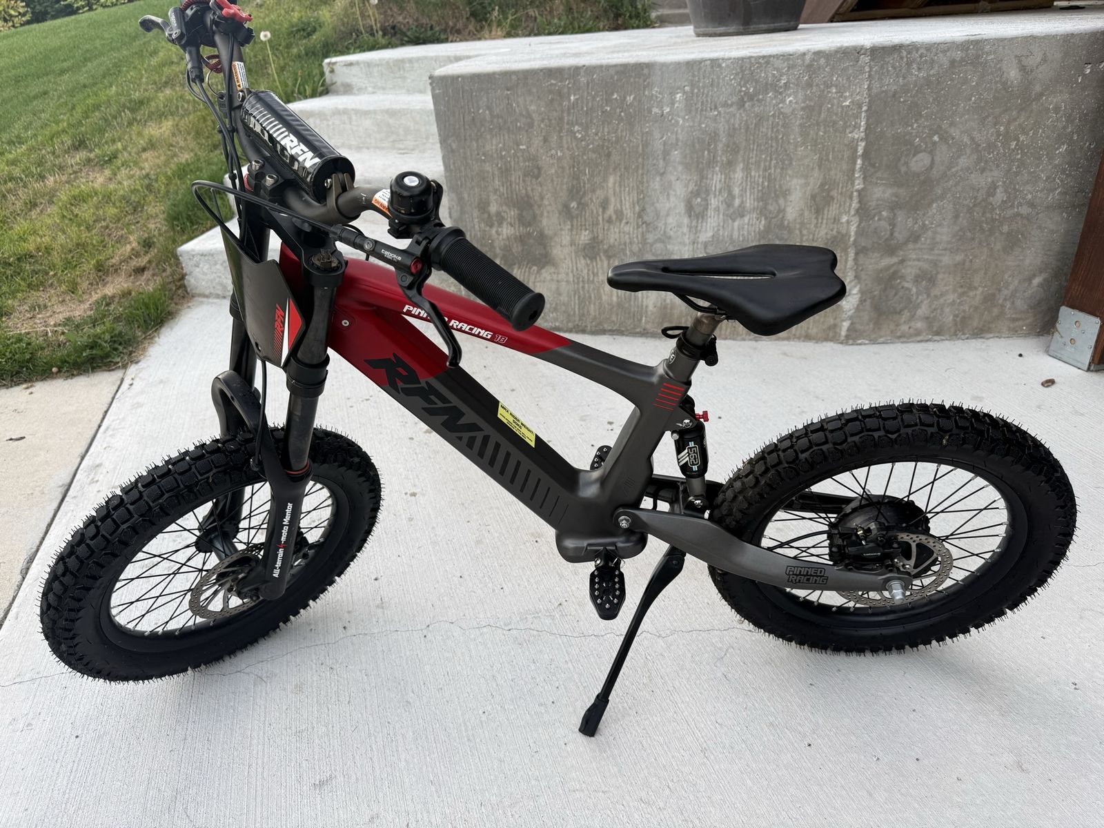Like New RFN Pinned Racing 18 Electric Bike (Better Than Stacyc 16/18)
