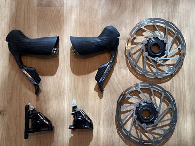 SRAM Force AXS E1 Shifters, Calipers & Rotors - 160mm, Excellent Condition
