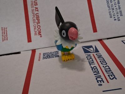Pokemon Jakks Pacific Chatot Figure Toy 2007 Music Note Parrot Bird