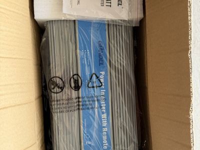 GIANDEL PM-5000GBR 5000W Power Inverter with Remote Control, 10000W Peak, 12V Input