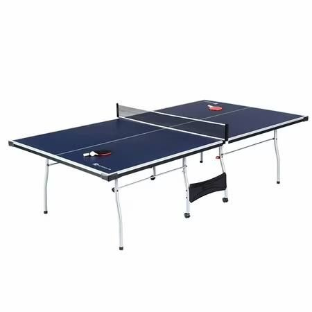 MD Sports Ping Pong Table, 4-Piece Foldable, Net