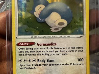 Pokemon Card Snorlax 131/185 Holo Rare Basic 130 HP