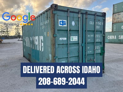 20' Used Shipping Container – Backyard Storage – Ready Today