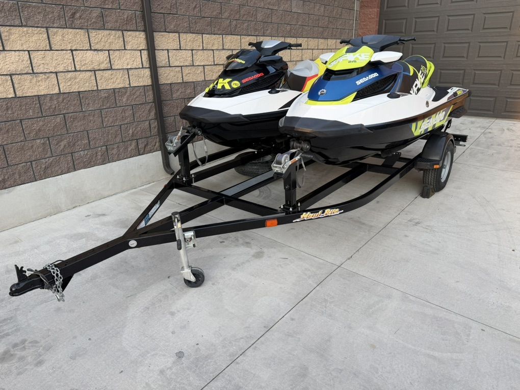 Low Hour 2 SeaDoo Wake Pro 215's W/ Trailer