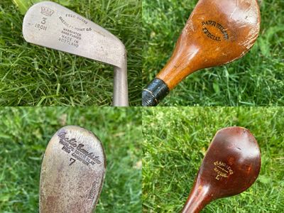 4 Early 1900’s Hickory Shaft Clubs for 1 Price