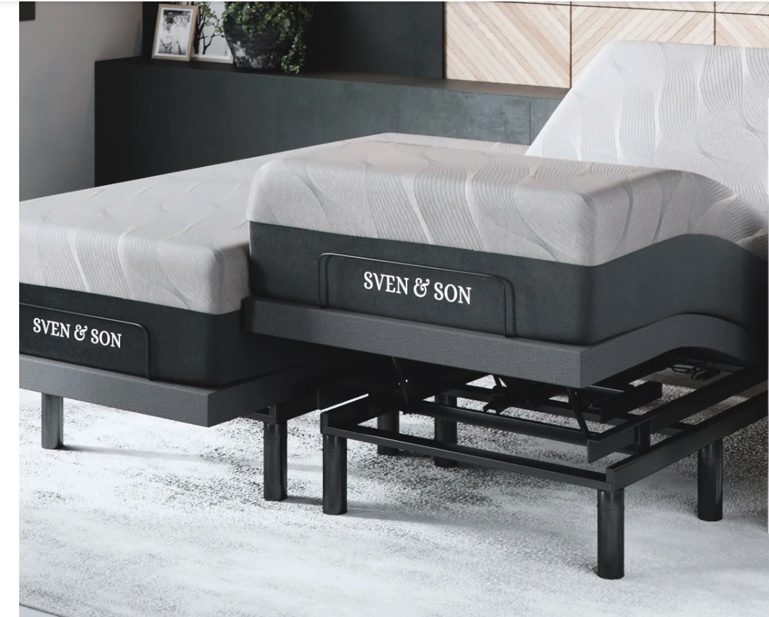 Brand New Sven & Son 14" Hybrid Split King Mattress  (2 twin XL mattresses)