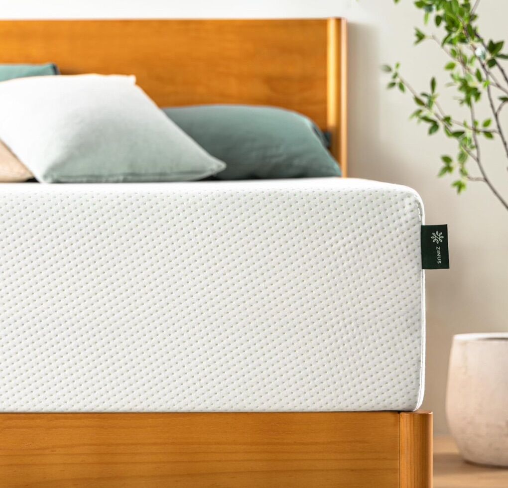 King, 12 in, Zinus Green Tea Memory Foam Mattress