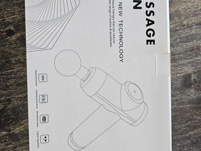New Massage Gun Set with 8 Attachments + Heated Head — $20