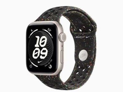 Apple Watch SE (2nd Gen) GPS+Cellular 44mm Starlight Aluminum Case with Black Nike Sport Band