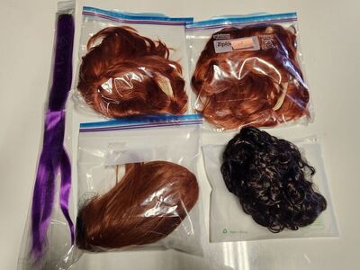 Party Wig Bundle – 4 Wigs + Extensions – Unworn – $25