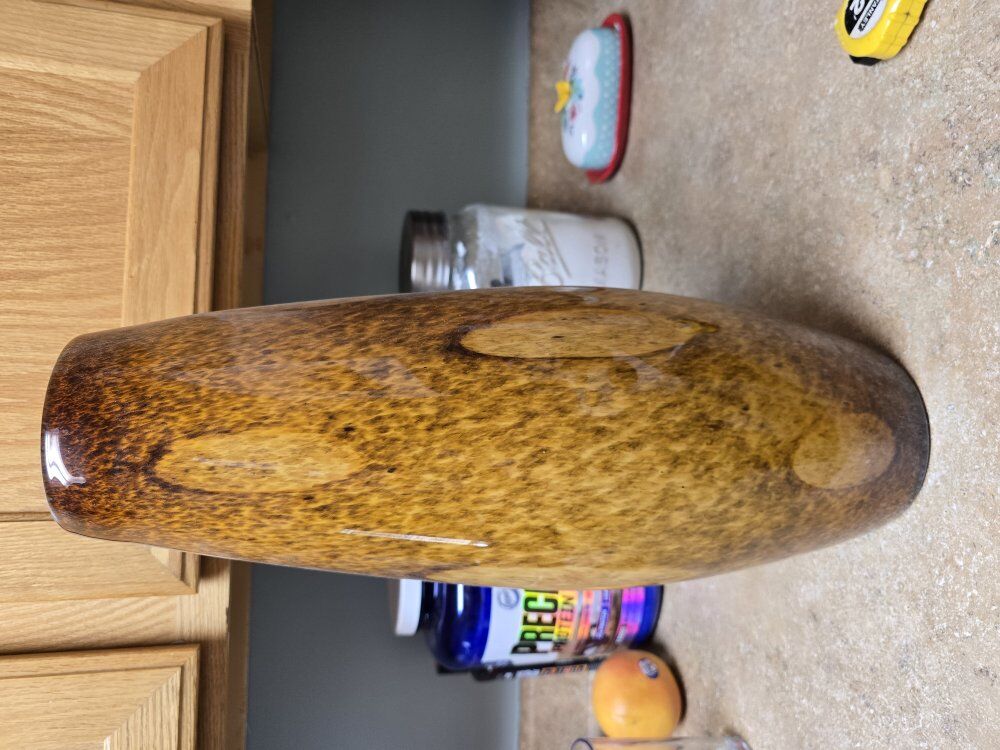 Glass vase 19.5 inches tall