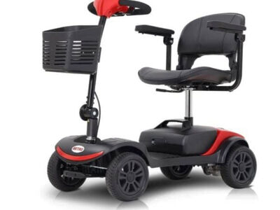 Metro Mobility M1 Lite Foldable Scooter Red