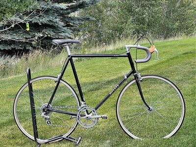 Miyata Vintage Road Bike Black Steel Drop Bar