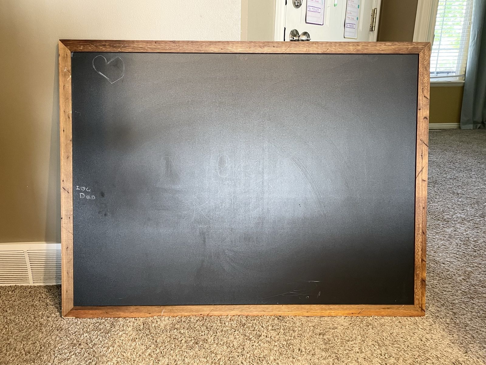 Framed chalkboard 3x5’