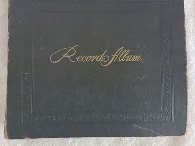 Vintage DECCA Vinyl Record Album W/collection of 45's