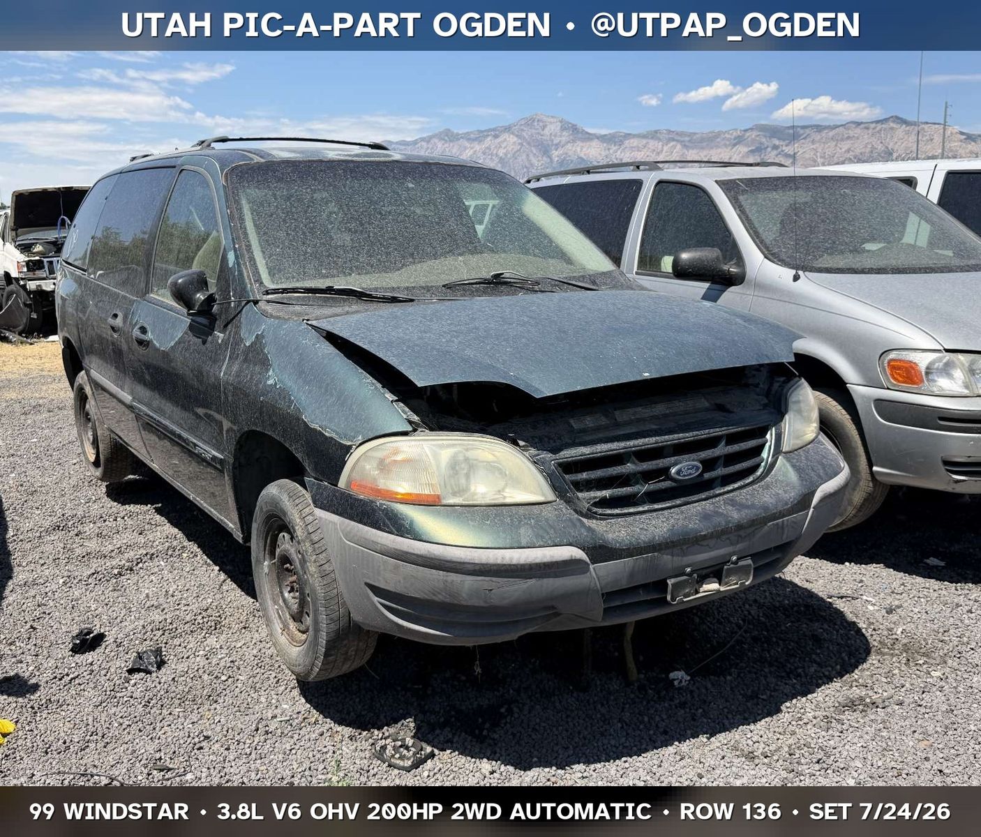New Arrival - 1999 Ford Windstar Parts - UTPAP Ogden