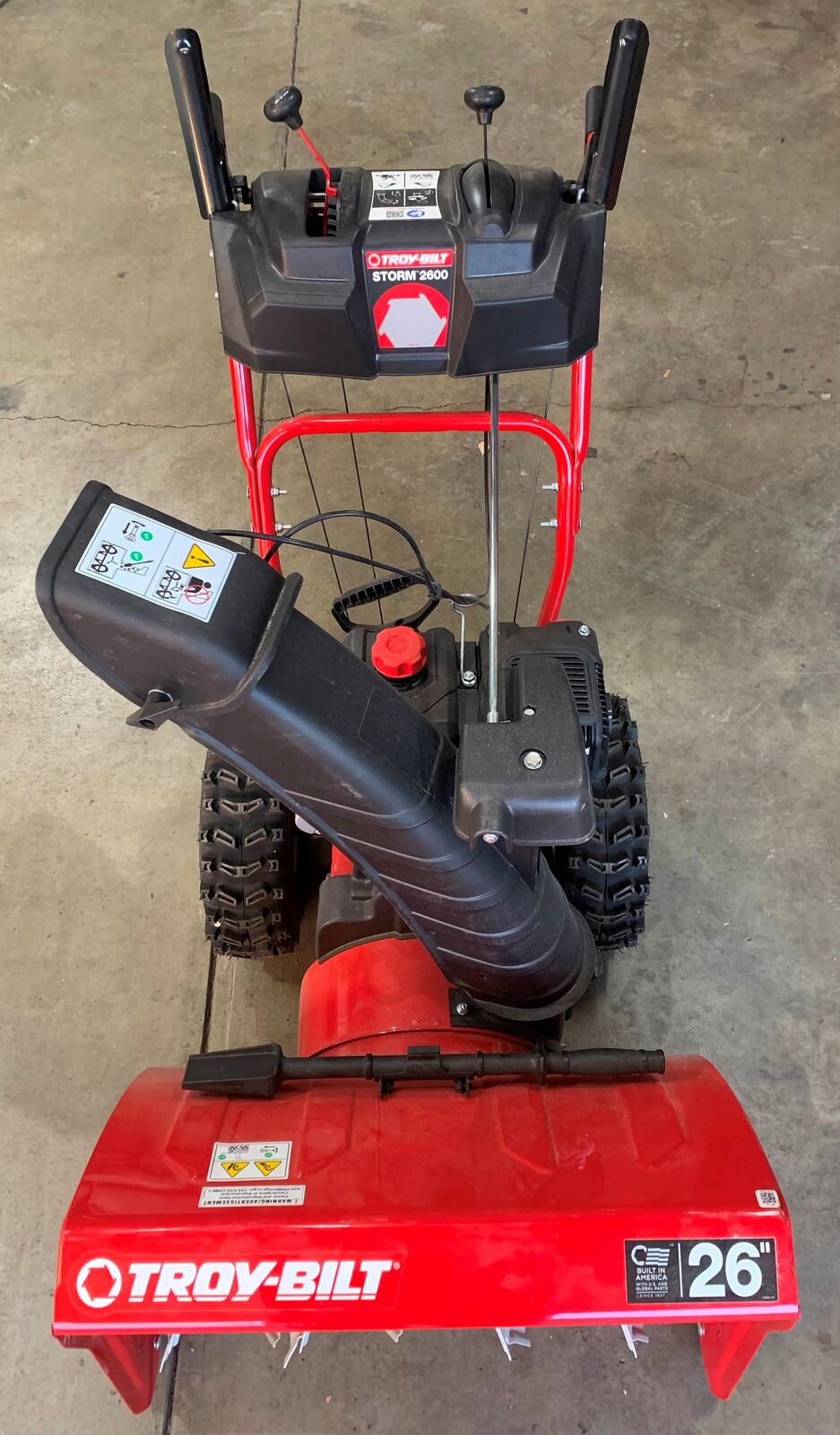 Snow blower Troy-Bilt 26”