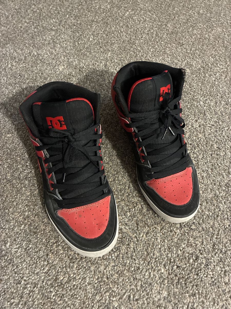 Red DC Men’s Shoes Size 10