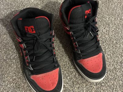 Red DC Men’s Shoes Size 10