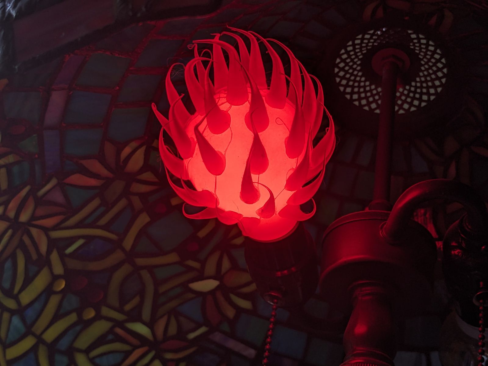 Unique Red Light Bulb with Silicone Spikes