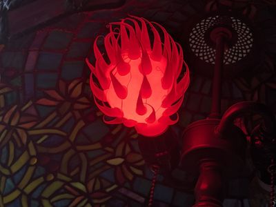Unique Red Light Bulb with Silicone Spikes