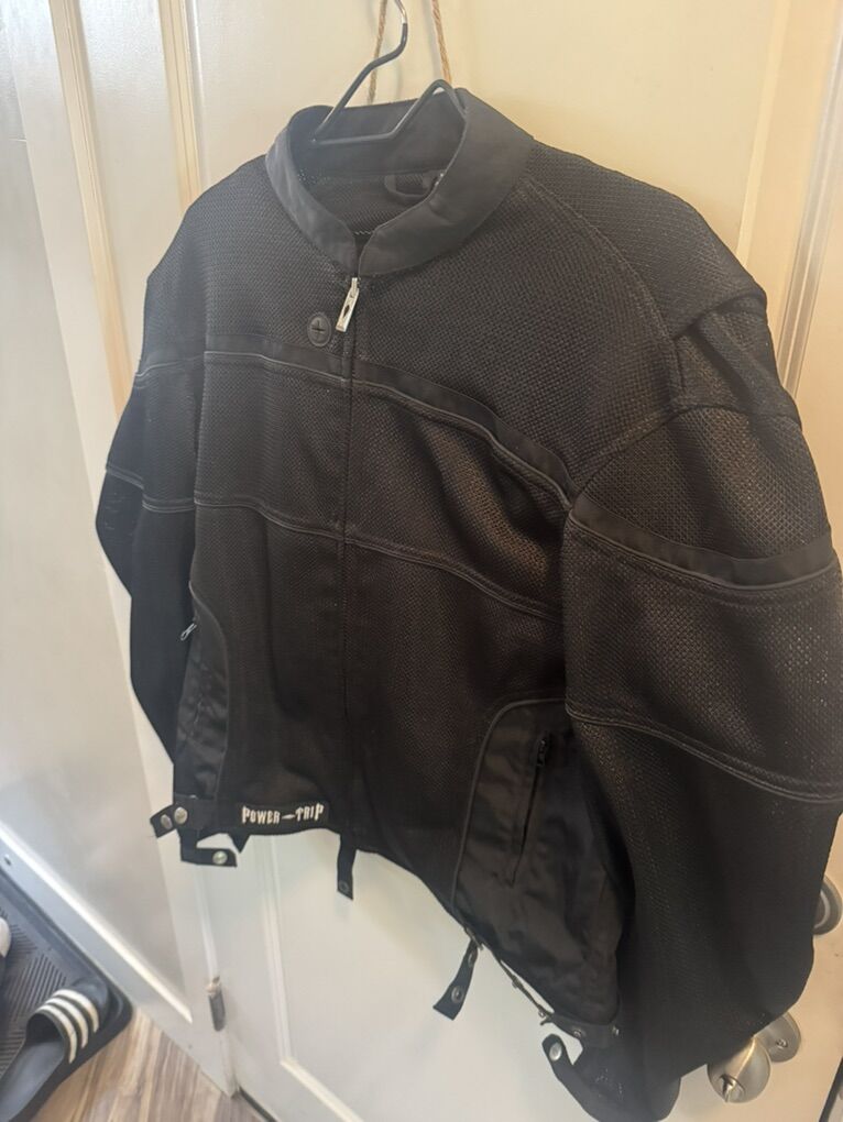 Mesh Motorcycle Jacket Power Trip Jacket Size M