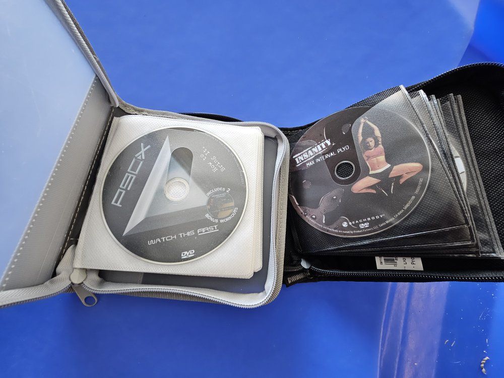 Beachbody P90X & Insanity MAX INTERVAL PLYO DVD Workout Program Set with Bonus Workouts