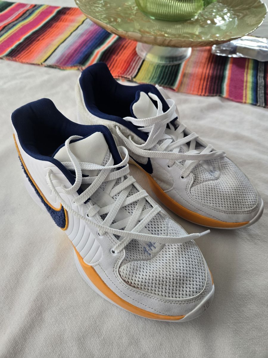 Nike Ja 2 "Murray State" Men's Size 9 White Navy Gold Basketball Athletic Shoes