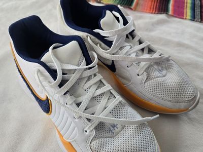 Nike Ja 2 "Murray State" Men's Size 9 White Navy Gold Basketball Athletic Shoes