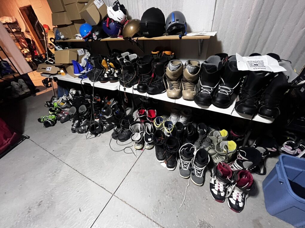 99 Snowboards And 99 Pairs Of Boots