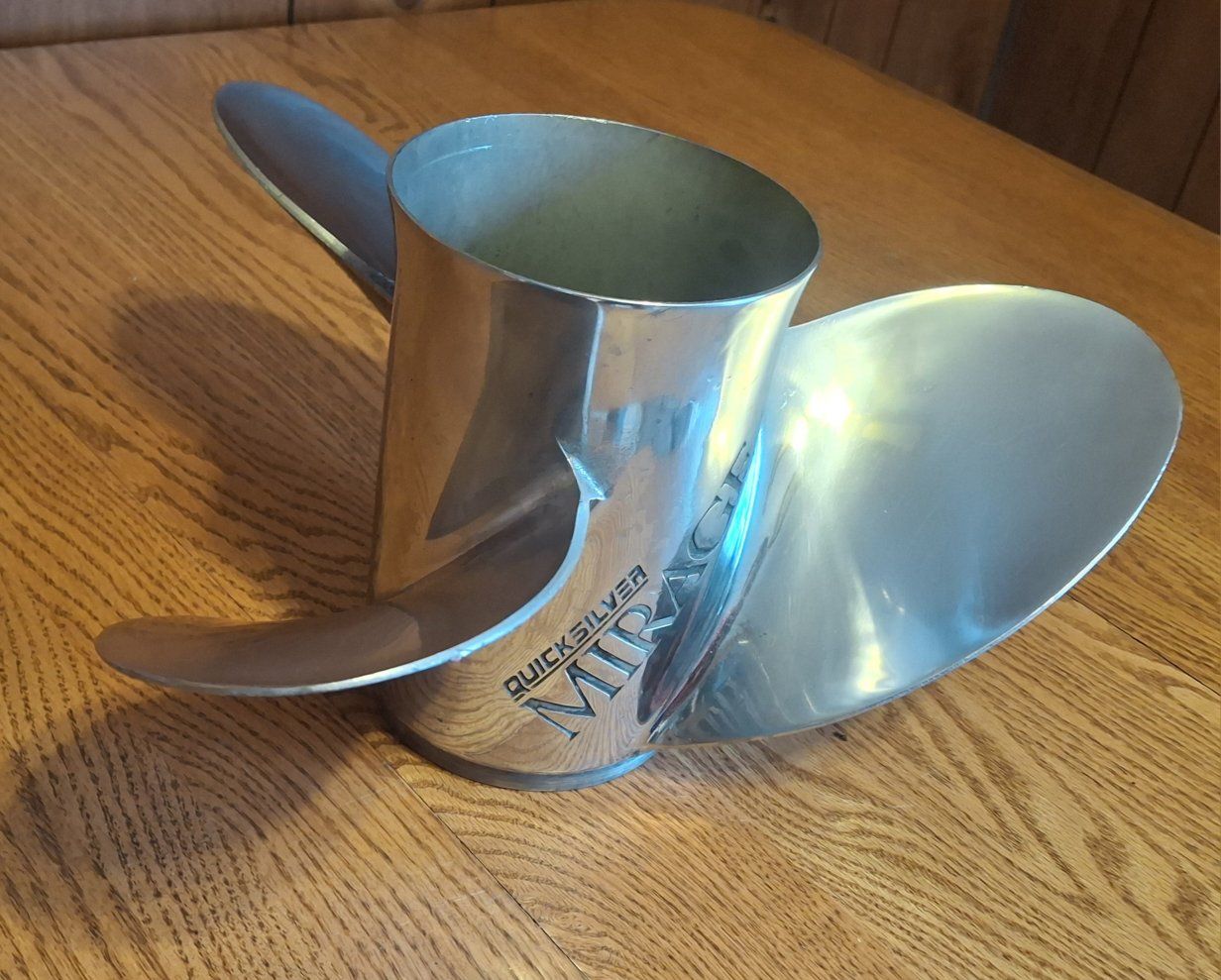Mercury Mirage 19P Stainless Steel Prop