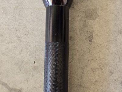 Mag-Lite ML300L LED 3-Cell D Flashlight - Black, Durable, Bright Beam