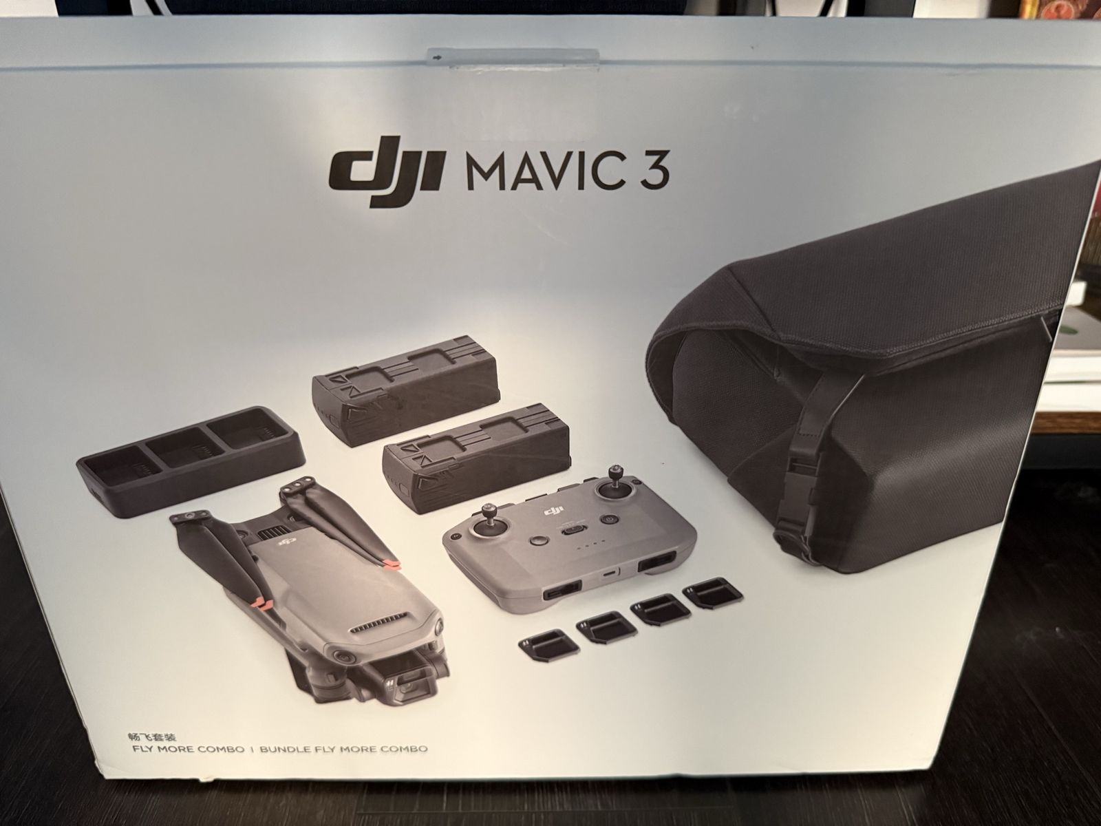 DJI Mavic 3 in the extended Fly More Combo configuration