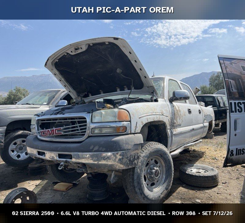 2002 GMC Sierra 2500 GMT800 Parts - UTPAP Orem